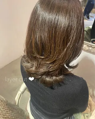 セミロング lot所属・🪄 maasa🪄のヘアスタイル