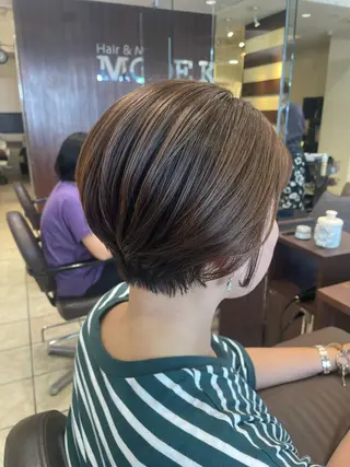 ショート 桑田 新菜のヘアスタイル