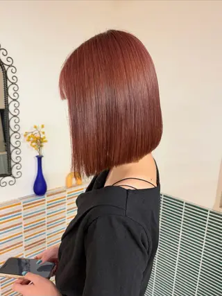 ショート カラー ヘアアレンジ ハイトーン mamiのヘアスタイル