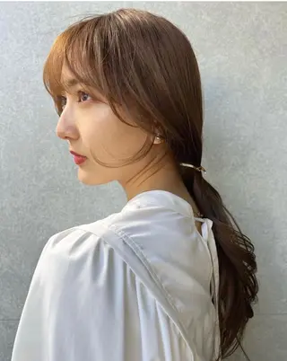 ロング K NATSUMIのヘアスタイル
