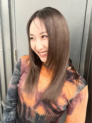 セミロング カラー HARU//原宿🤍 リピート率NO.1のヘアスタイル