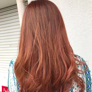 セミロング カラー レイヤーカット匠 イソザキノリユキのヘアスタイル