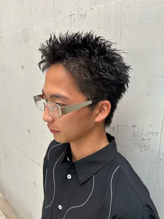 ショート パーマ メンズ Pia hair design yakuin所属・【pia】 syuuのヘアスタイル