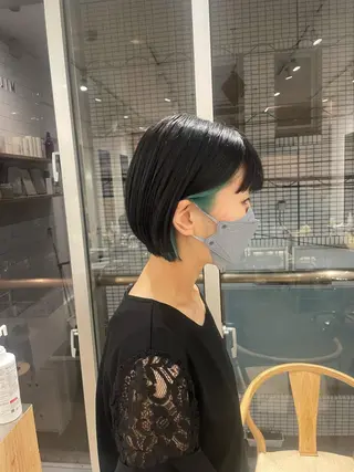 ショート カラー 圧倒的なケアブリーチ /髪質改善🩵松田のヘアスタイル