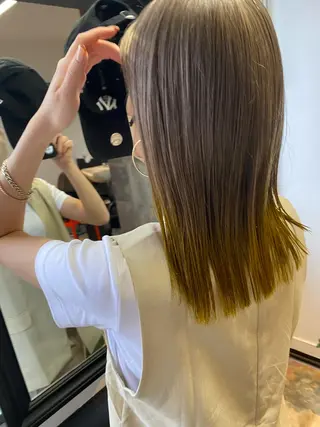 セミロング カラー 広島/ボブ/レイヤー 🌿‬wakabaのヘアスタイル