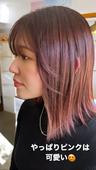 ミディアム ☺︎宮田 麻衣☺︎のヘアスタイル