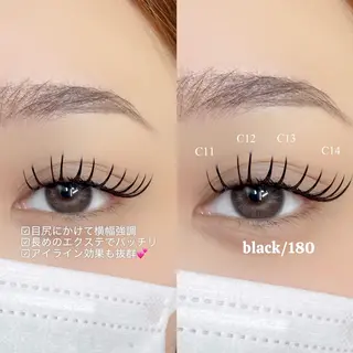 マツエク・マツパ Ren♡梅田┋束感 マツエク┋パリエクのマツエク・マツパデザイン