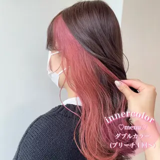 セミロング 盛れる暖色🎀ガーリ ーヘア🎀きっかのヘアスタイル