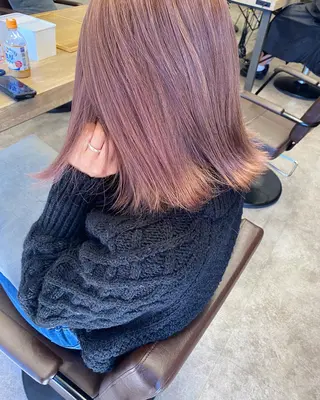 ミディアム カラー 🕶️佐藤 海李🐏のヘアスタイル