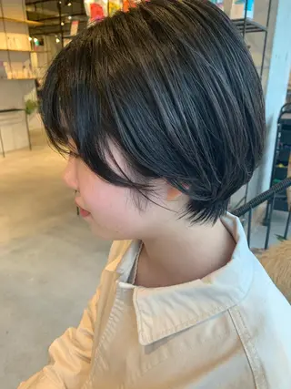 ショート ピンクベージュ/新潟 万代/高橋桃葉🍑のヘアスタイル