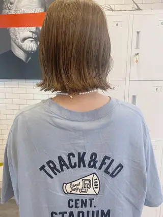 ショート カラー ヘアアレンジ Kawaguchi Arisaのヘアスタイル