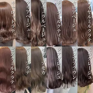 セミロング カラー 🎨透明感モテカラー DAIKI🎨のヘアスタイル