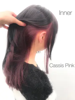 ロング カラー ヘアアレンジ TONE所属・透明感カラー/ 韓国ヘア/縮毛矯正のヘアスタイル