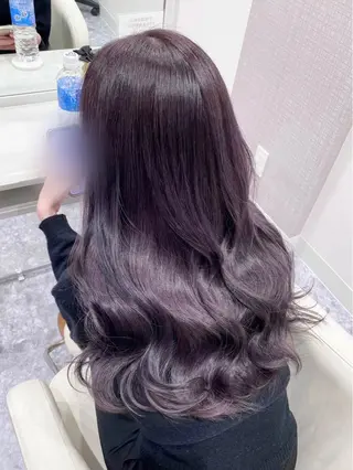 ロング カラー 武田 葵のヘアスタイル