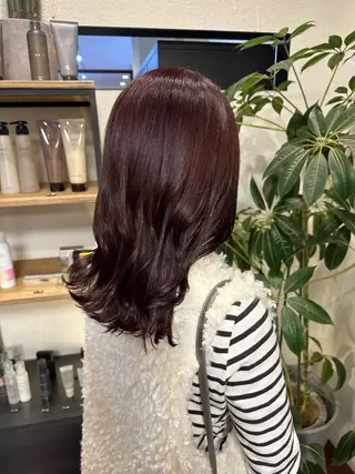 ミディアム momo 札幌美容師のヘアスタイル
