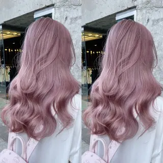 ロング カラー ブリーチ無しダブル カラー🦕まどかのヘアスタイル