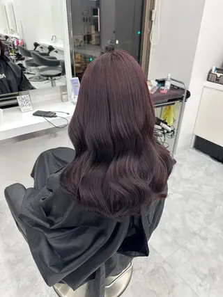 ロング カラー パーマ ヘアアレンジ メンズ キッズ ♥️韓国ヘア レイヤー♥️ゆりのヘアスタイル