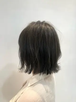 ミディアム カラー 湯田実津希🤎 ﾐﾙｸﾃｨ専門のヘアスタイル