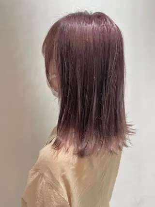 ミディアム カラー 🐺ウルフ/レイヤー 似合わせ‎🤍沙羅のヘアスタイル