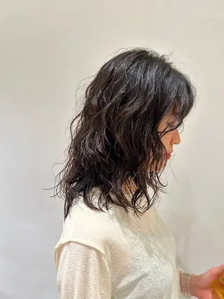 ミディアム 🌞アオキ サキ🕊のヘアスタイル