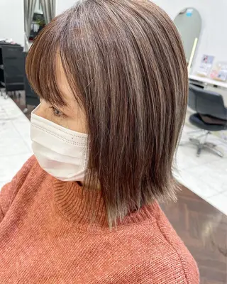 ミディアム GOAT_茅ヶ崎 キシ サクラのヘアスタイル