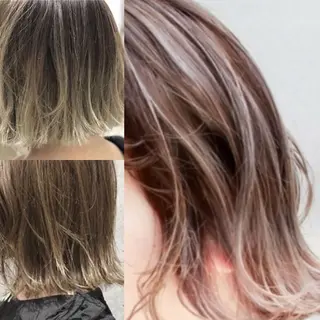 ミディアム カラー パーマ ヘアアレンジ メンズ キッズ ネイル マツエク・マツパ premier modelsのヘアスタイル