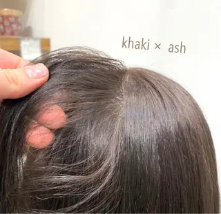 ミディアム カラー Henrietta  自由が丘所属・ベージュ/ブリーチ無 し/透明感/yukiのヘアスタイル