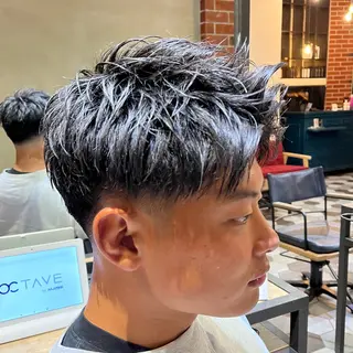 ショート パーマ メンズ 梅田/メンズ専門 /加地光尊のヘアスタイル