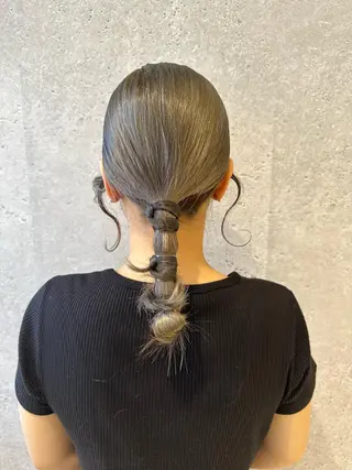 ヘアアレンジ 🩰 柔らかいカラー tomomi🌛のヘアスタイル