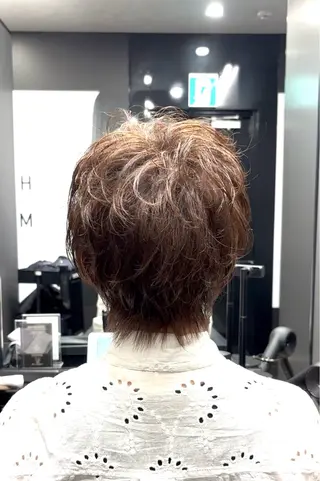 ショート HARUKI  MINATO Japan広島紙屋町店所属・hmj紙屋町店 脊戸智志のヘアスタイル