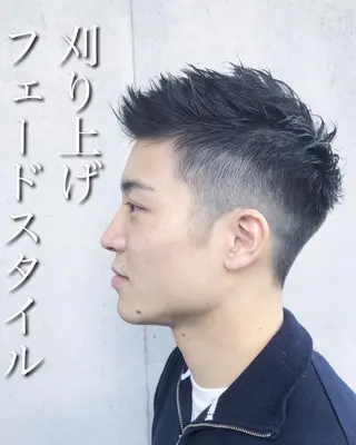 ショート メンズ 艶髪カラー 渡辺岳也のヘアスタイル