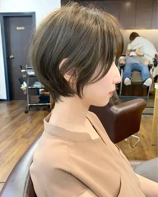 ショート 縮毛矯正/ショート/ レイヤー/畑中正敏のヘアスタイル