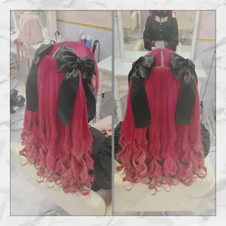 ロング ヘアアレンジ ヘアセット/着付け 𓇼 松本 夏美𓇼のヘアスタイル