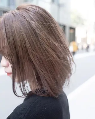 ミディアム カラー SALOWIN表参道HOLON所属・土田 啓太のヘアスタイル