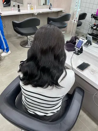 ロング カラー ヘアアレンジ 💗横浜美容室 💗HARUNAのヘアスタイル