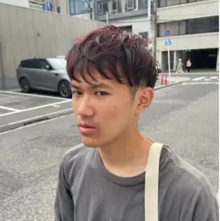 ショート メンズ legare メンズ カット　山本　真之介のヘアスタイル