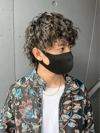 パーマ メンズ yui 🎀 Men's 特化のヘアスタイル