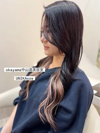 ロング カラー 伴藤 寿男のヘアスタイル