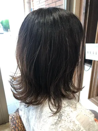 ミディアム カラー メンズパーマ/ スパイキー/神田正紀のヘアスタイル