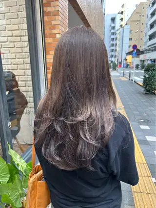 ロング レイヤーカット 船木のヘアスタイル