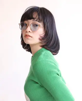 ミディアム 田邉 海斗のヘアスタイル