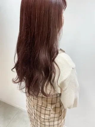 ロング カラー 🐺ウルフ/レイヤー 似合わせ‎🤍沙羅のヘアスタイル