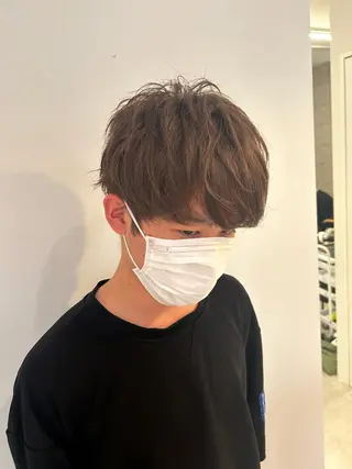 カラー メンズ 🧸顔まわりカット 🧸山形紗奈のヘアスタイル