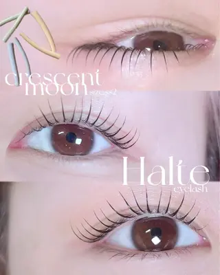 マツエク・マツパ Halte eyelashのマツエク・マツパデザイン