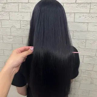 ロング カラー 縮毛モデル✨🦋 TOMOKO🦋✨のヘアスタイル