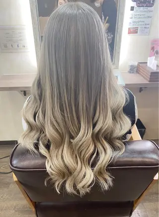 ロング ヘアアレンジ MagicMush ✴︎シールエクステのヘアスタイル