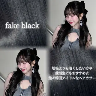 カラー 韓国レイヤー/ハッシ ュカット/MIKUのヘアスタイル