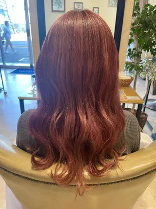 カラー YUSICA  所沢 イマムラ✳︎✴︎のヘアスタイル