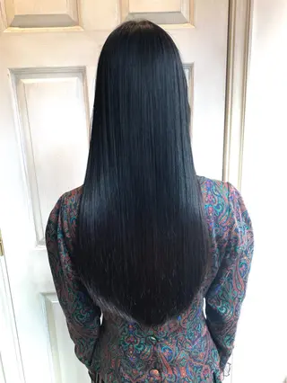 ロング 千 田のヘアスタイル