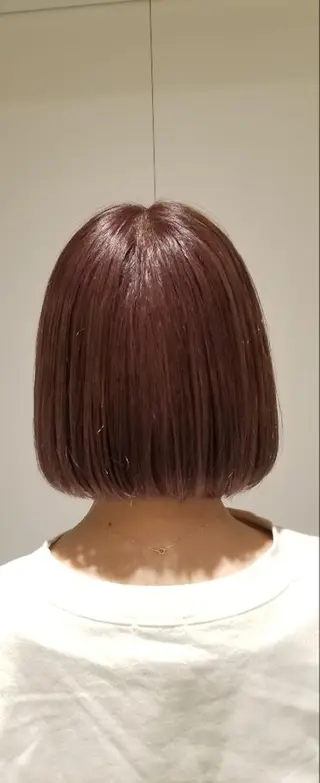 ミディアム カラー La fith hair 池袋店所属・🔴赤み消し/ 艶カラー落合 優🔴のヘアスタイル